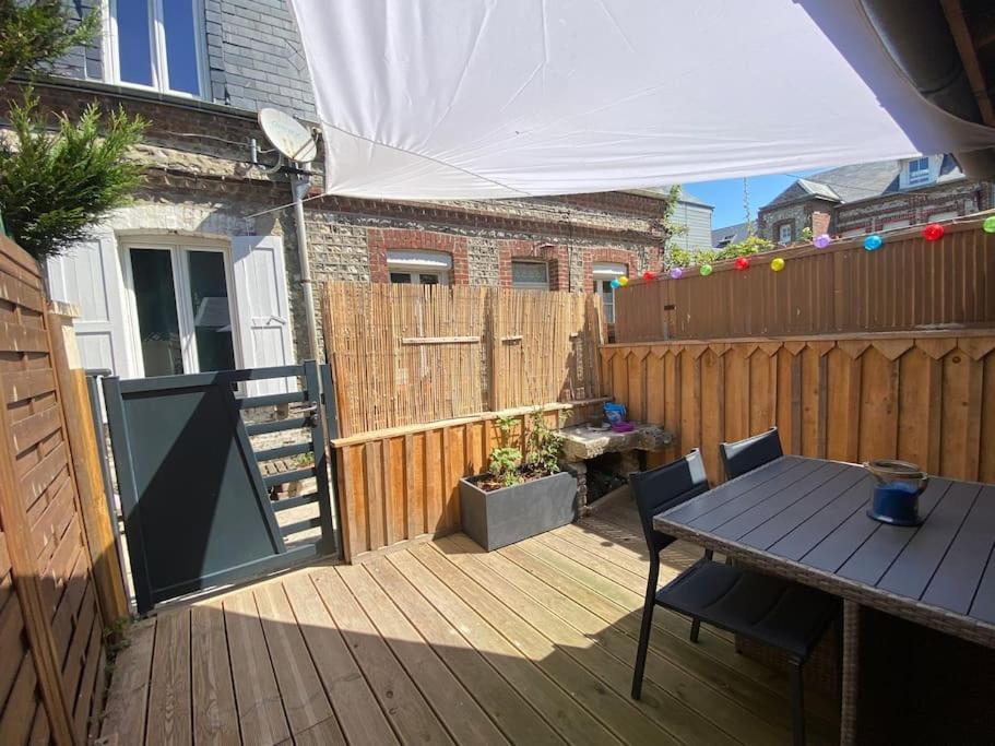 Yport, Maison De Pecheur Avec Jolie Terrasse. Buitenkant foto
